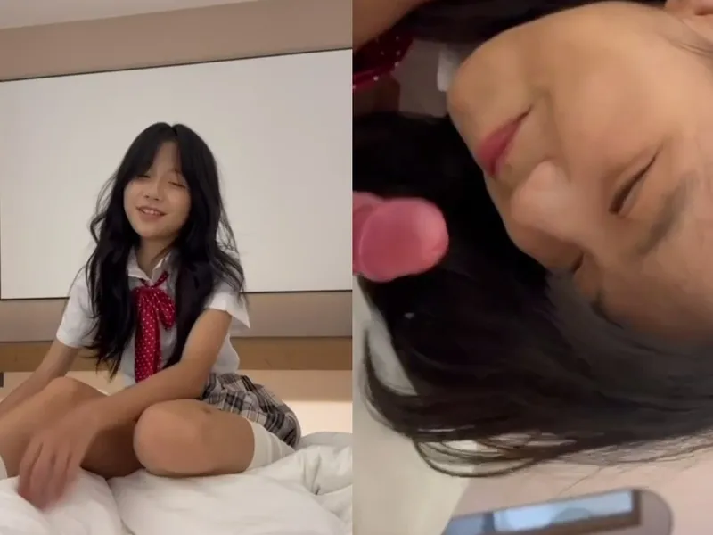 Em loli dễ thương liếm chuối biến em thành con em đĩ dâm dục p1